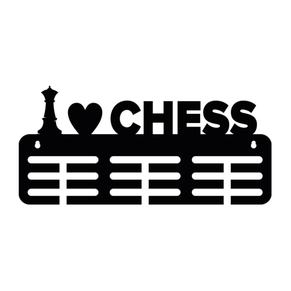Satranç Madalya Askılığı I Love Chess
