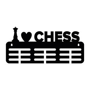 Satranç Madalya Askılığı I Love Chess