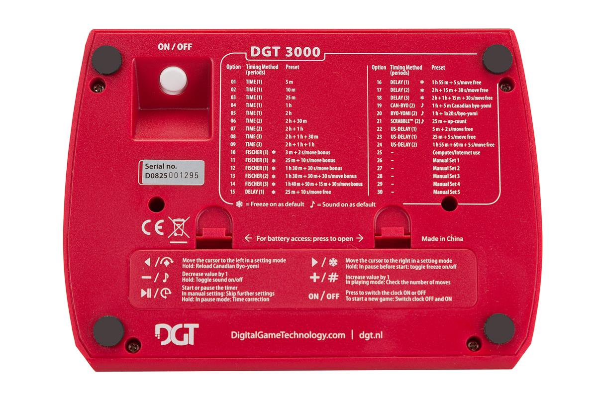 DGT 3000 Satranç Saati
