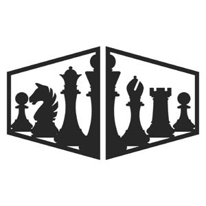 Chess Gift Satranç Taşları Duvar Panosu